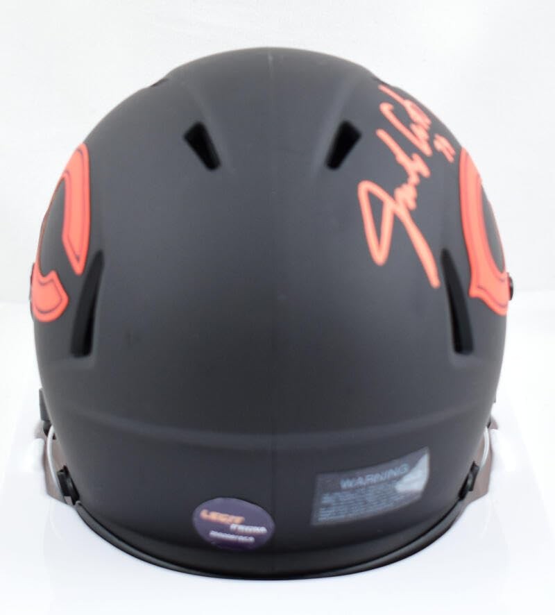 Jimbo Covert Signed Chicago Bears Eclipse Speed Mini Helmet (HOF Inscription)