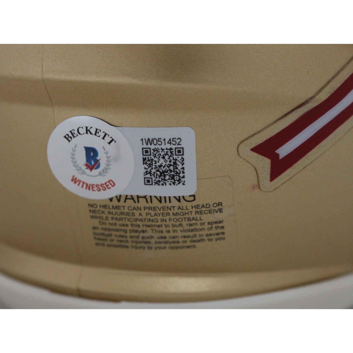 Derrick Brooks Signed Florida State Seminoles Mini Helmet
