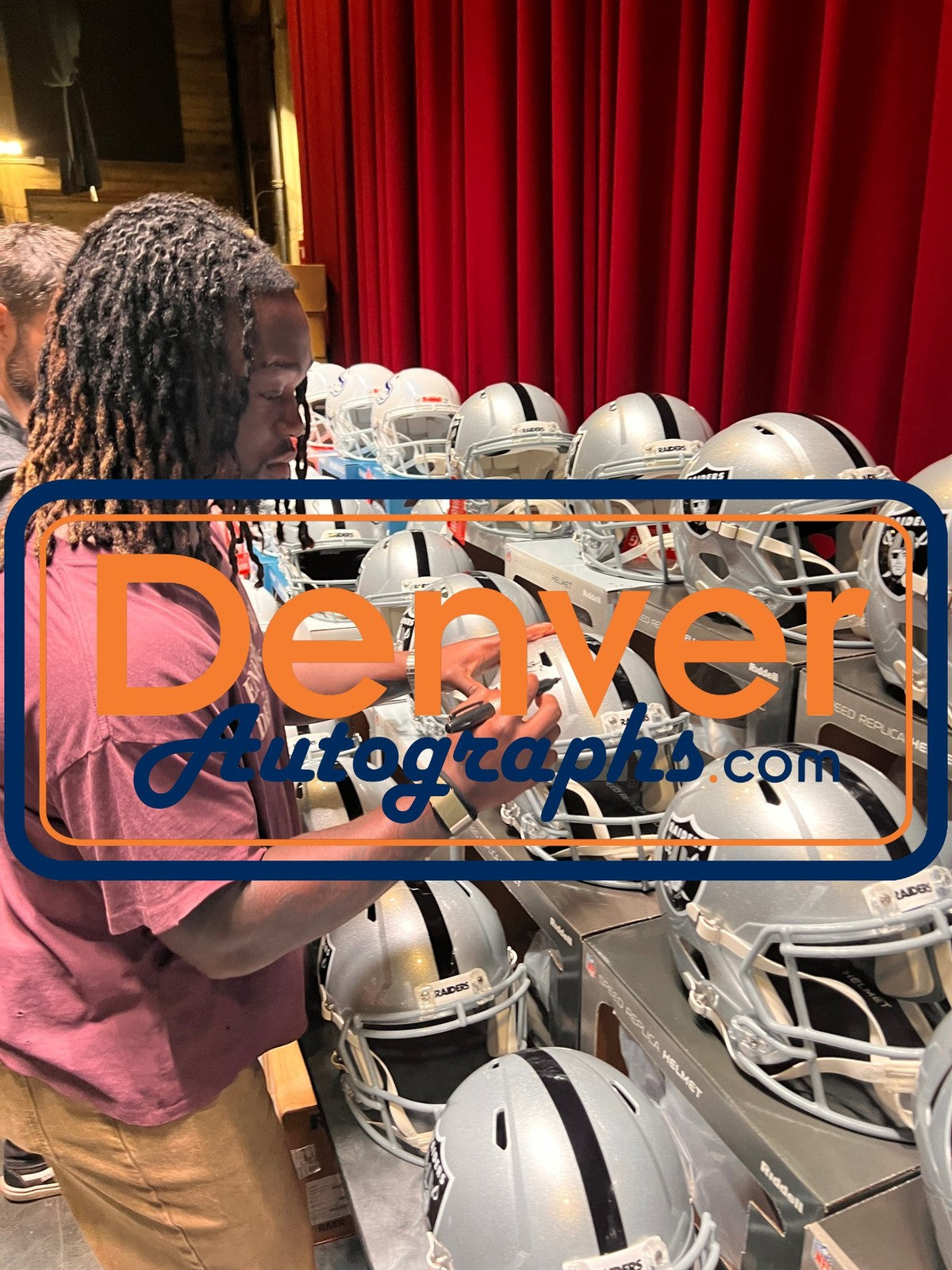 Ashton Jeanty Las Vegas Raiders Autographed Full Size Replica Helmet