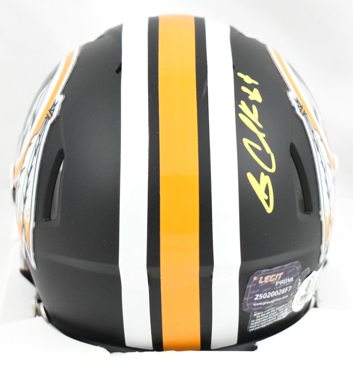 Gary Clark Signed Washington Flat Black Speed Mini Helmet