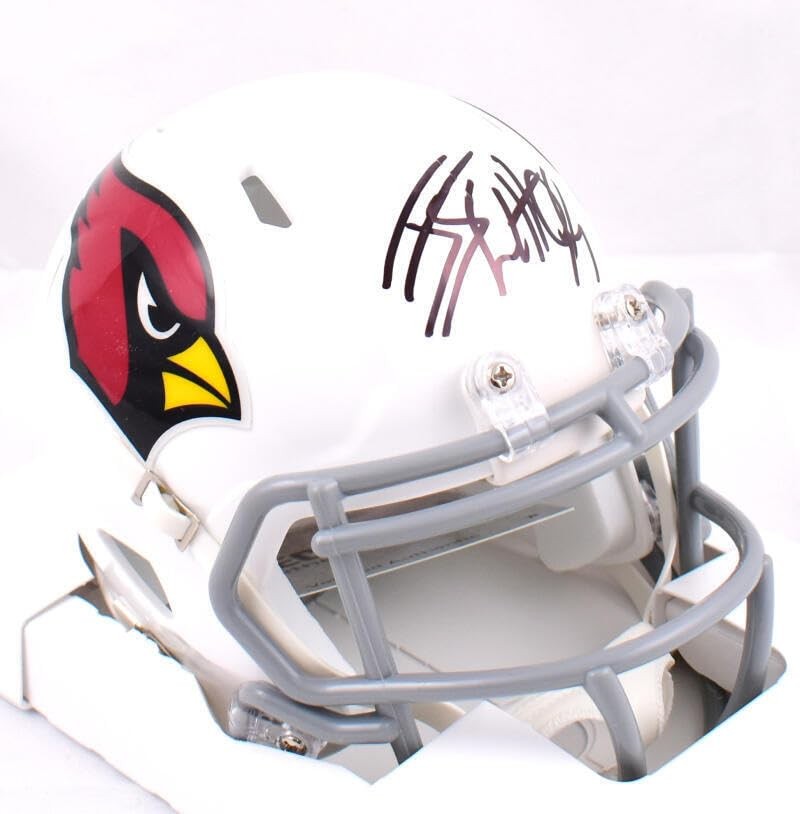 JJ Watt Signed Arizona Cardinals Black Speed Mini Helmet