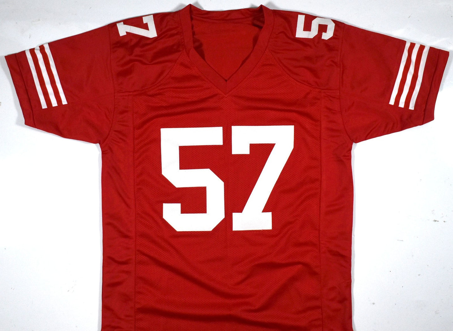 Dre Greenlaw Signed San Francisco 49ers Style Custom Red Jersey