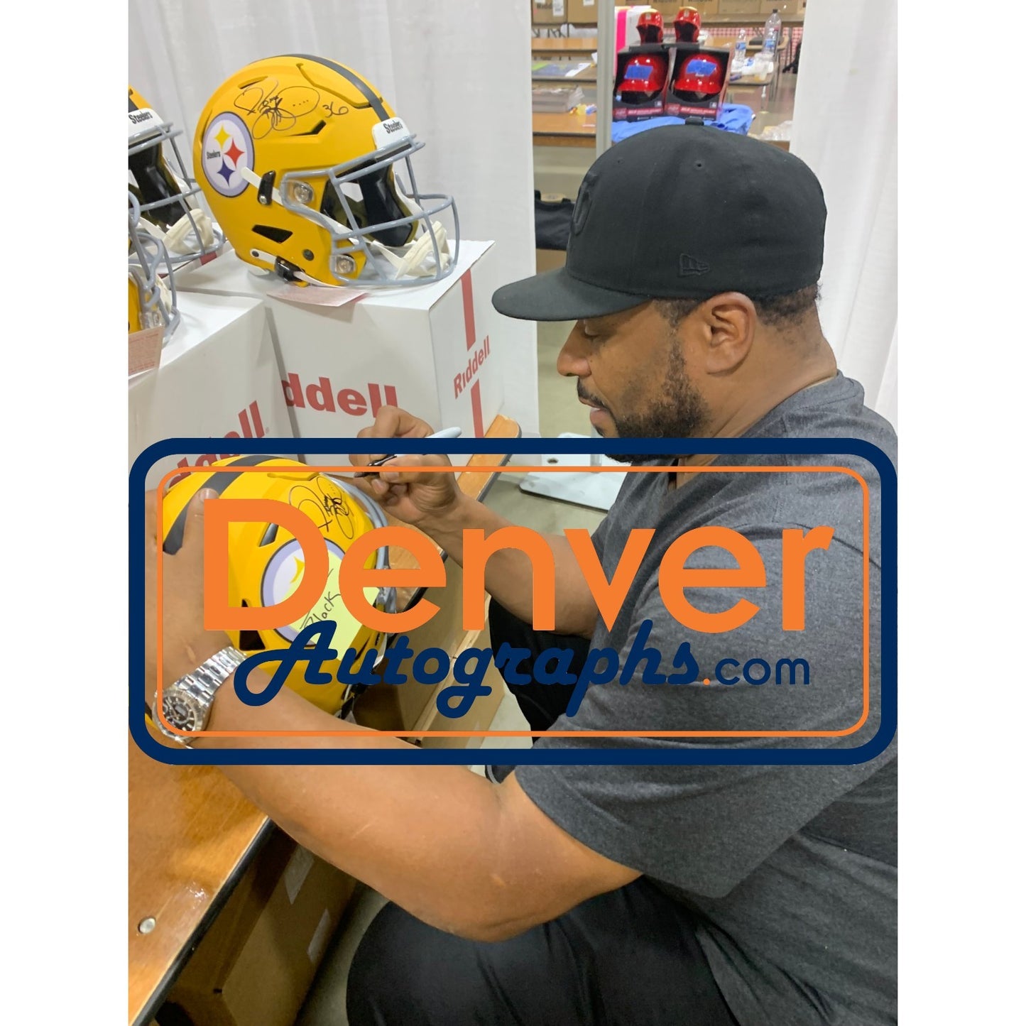 Jerome Bettis Signed Pittsburgh Steelers 2025 Alternate SpeedFlex Helmet