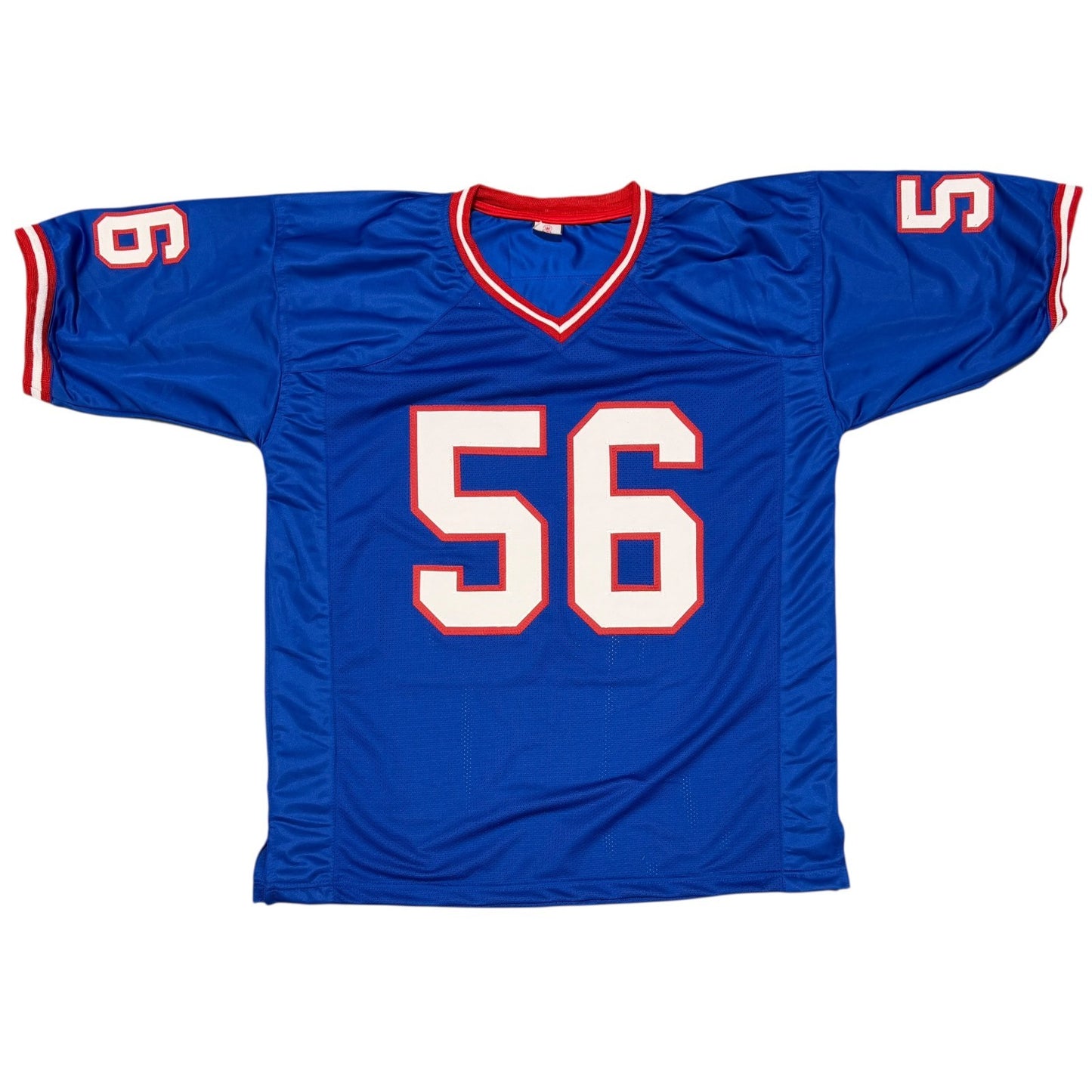 Lawrence Taylor Signed New York Giants Custom Football Jersey Beckett COA