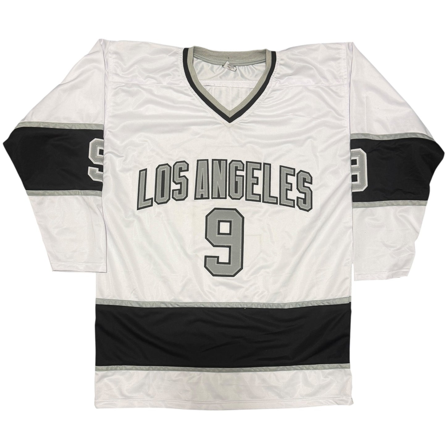 Bernie Nicholls Signed Los Angeles Kings White Custom Jersey (70 Goals '89)