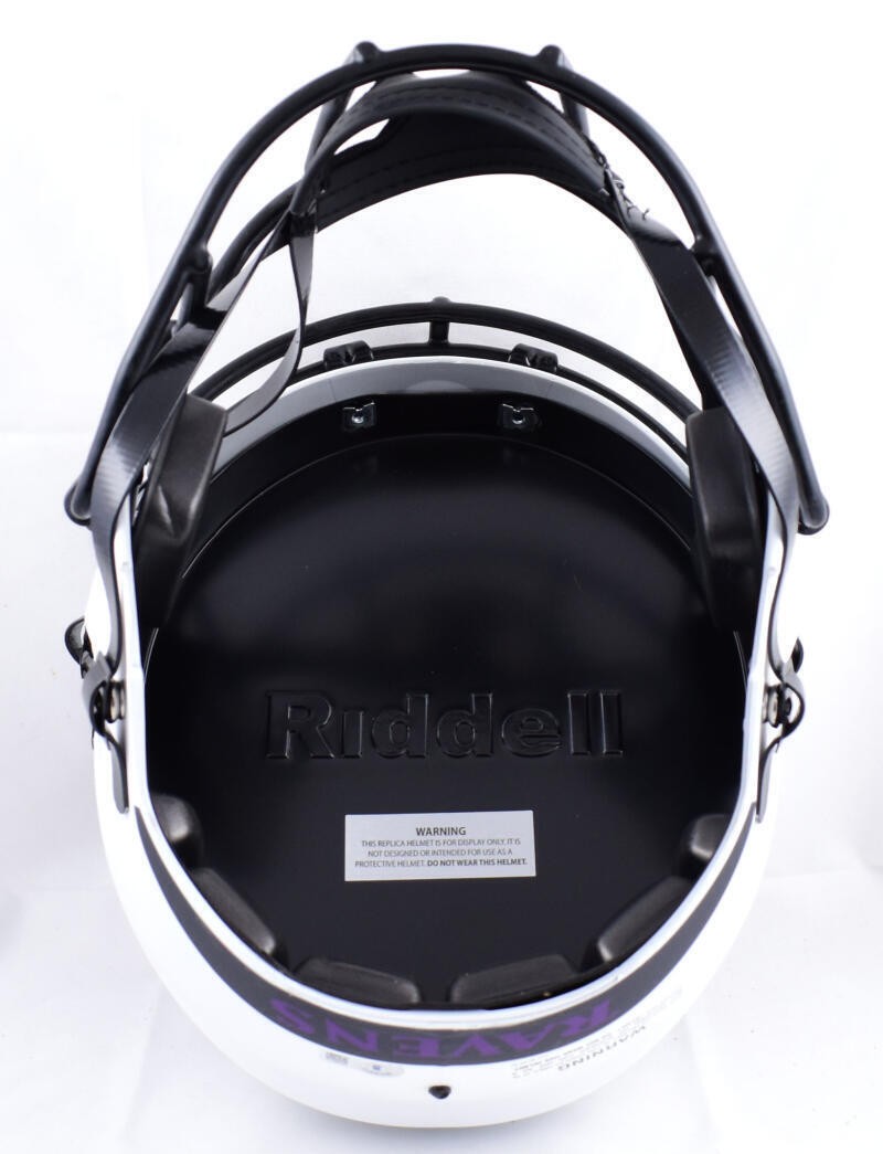 Ray Lewis Signed Baltimore Ravens Full Size Lunar Speed Helmet