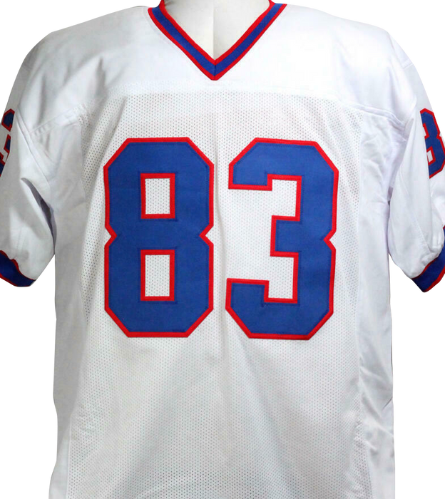 Andre Reed Autographed White Pro Style Jersey (JSA COA)