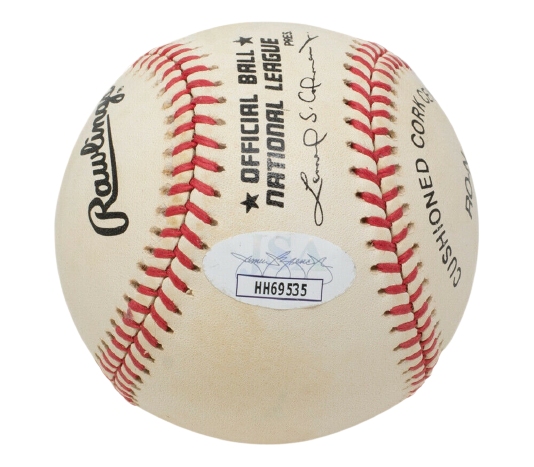 Bob Gibson St. Louis Cardinals Signed National League Baseball HOF 81 (JSA COA)