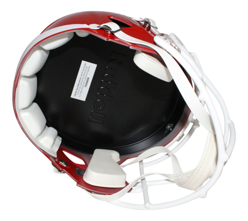 Tavis Kelce Signed Kansas City Chiefs SB 57 F/S Speed Helmet BAS 40398