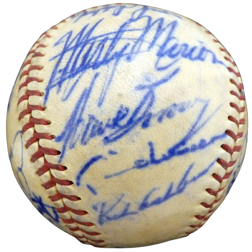 Stan Musial St. Louis Cardinals Signed Baseball 19 Sigs A52636 (BAS COA)