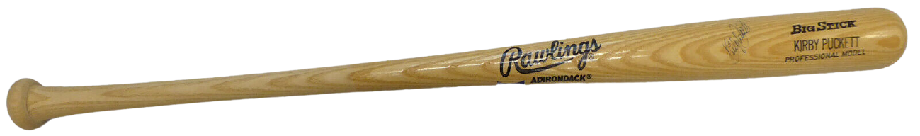 Kirby Puckett Minnesota Twins Signed Rawlings Big Stick Bat #BB44627 (JSA COA)