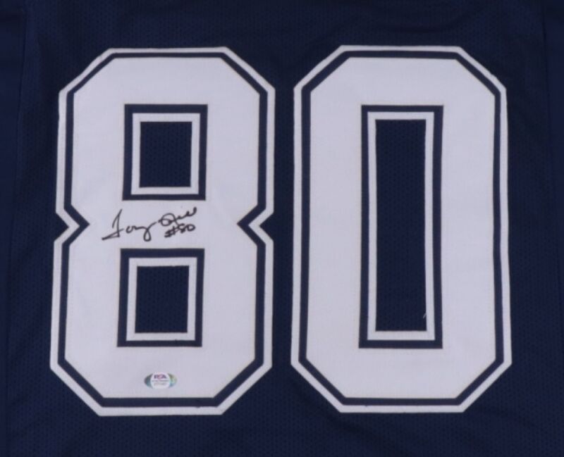 TONY HILL SIGNED AUTOGRAPHED DALLAS COWBOYS CUSTOM JERSEY PSA COA