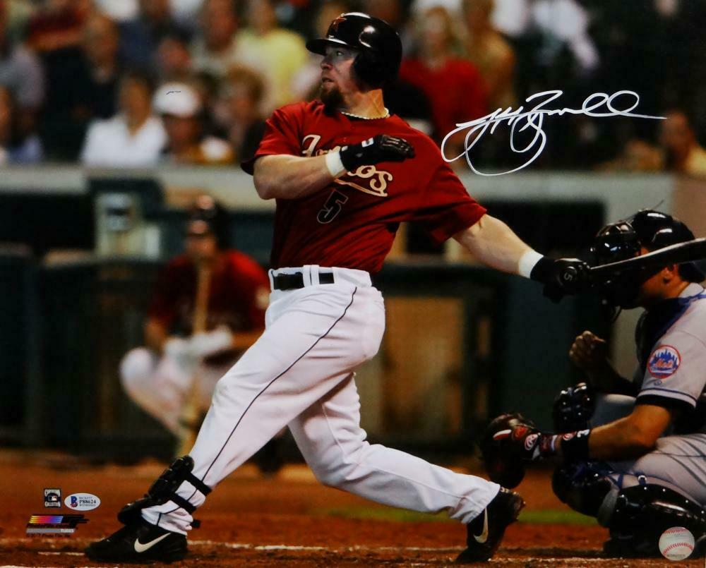 Jeff Bagwell Houston Astros Signed Astros 16x20 Finishing Swing PF Photo - (BAS COA)