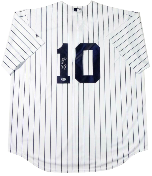 Tony Kubek New York Yankees Autographed New York Yankees P/S Jersey W/ ROY - (BAS COA)