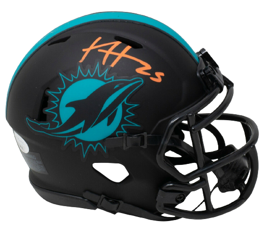 Xavien Howard Miami Dolphins Signed Mini Speed Replica Eclipse Helmet (JSA COA)