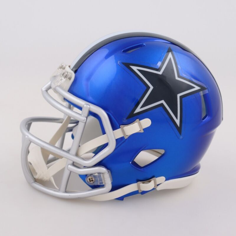 TONY HILL SIGNED AUTOGRAPHED DALLAS COWBOYS FLASH MINI HELMET PSA COA