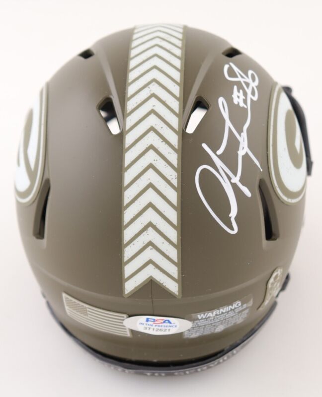 ANTONIO FREEMAN AUTOGRAPHED GREEN BAY PACKERS STS MINI HELMET PSA COA