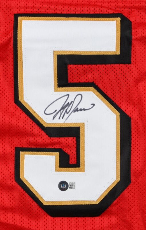 JEFF GARCIA SIGNED AUTOGRAPHED SAN FRANCISCO 49ERS CUSTOM JERSEY BECKETT COA