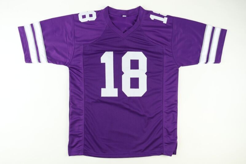 WILL HOWARD SIGNED AUTOGRAPHED KANSAS STATE WILDCATS CUSTOM JERSEY BECKETT COA