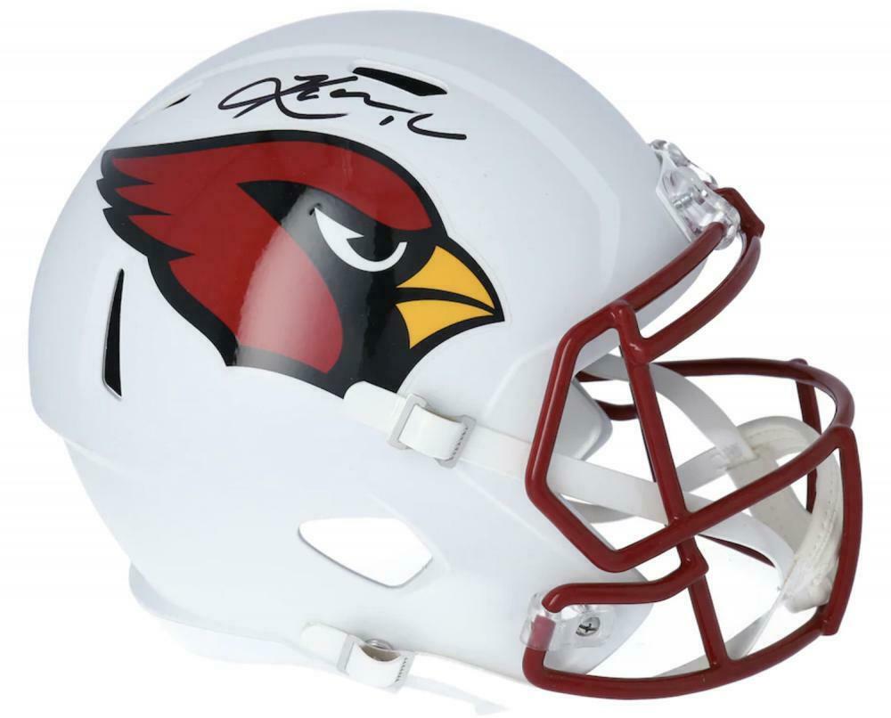 KYLER MURRAY Arizona Cardinals Signed White Matte Full Size Speed Helmet (FAN COA)