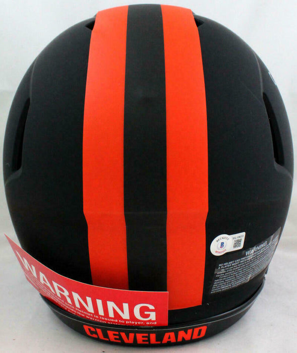 Nick Chubb Cleveland Browns Signed Authentic Eclipse F/S Helmet (BAS COA)