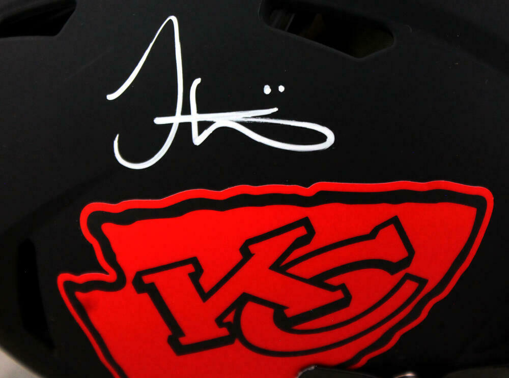 Tyreek Hill Kansas City Chiefs Signed KC Chiefs Full-sized Eclipse Authentic Helmet *White (JSA COA)