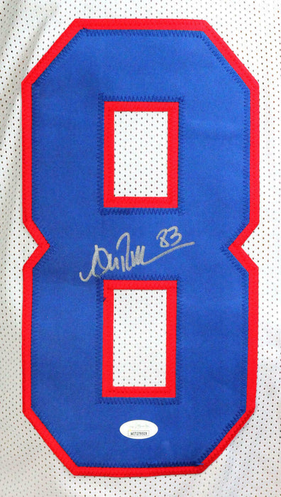 Andre Reed Autographed White Pro Style Jersey (JSA COA)
