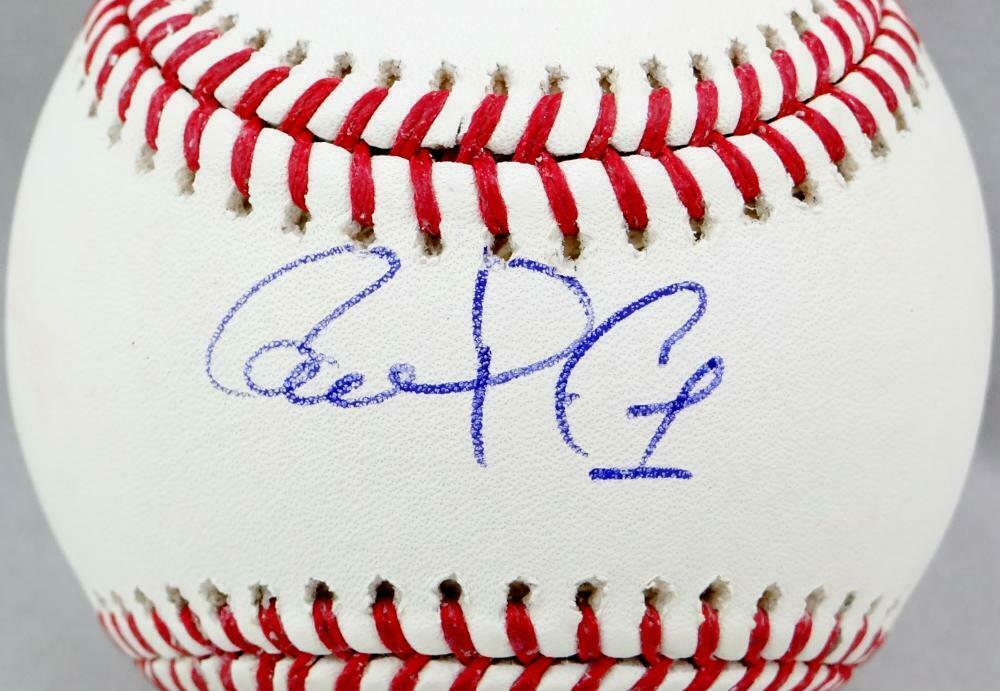 Carlos Correa Autographed Rawlings OML Baseball (BAS COA)