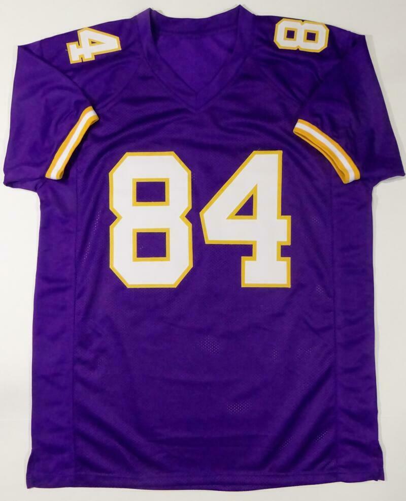 Randy Moss Minnesota Vikings Autographed Purple Pro Style Jersey - (BAS COA)