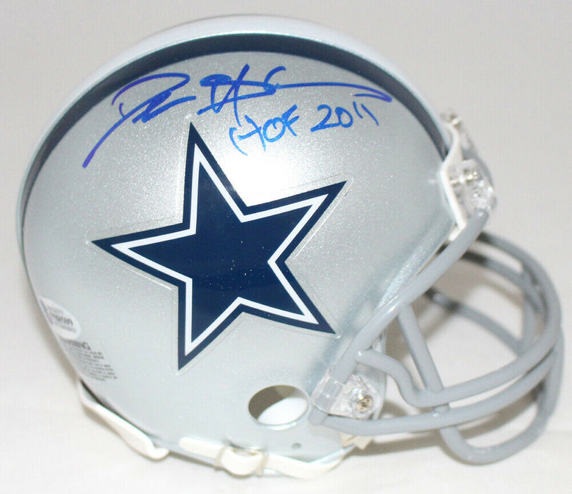 Deion Sanders Dallas Cowboys Signed Dallas Cowboys Mini Helmet 25068 (BAS COA)