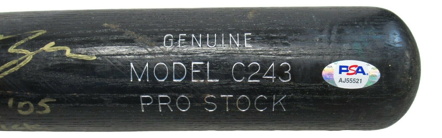 Ryan Braun Milwaukee Brewers Signed Baseball Bat AJ55521 (PSA/DNA COA)