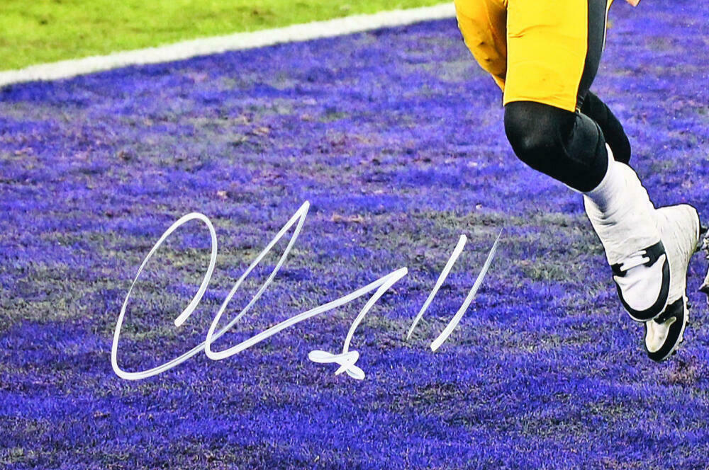 Chase Claypool Pittsburgh Steelers Signed Steelers 16x20 FP TD Catch Photo (BAS COA)