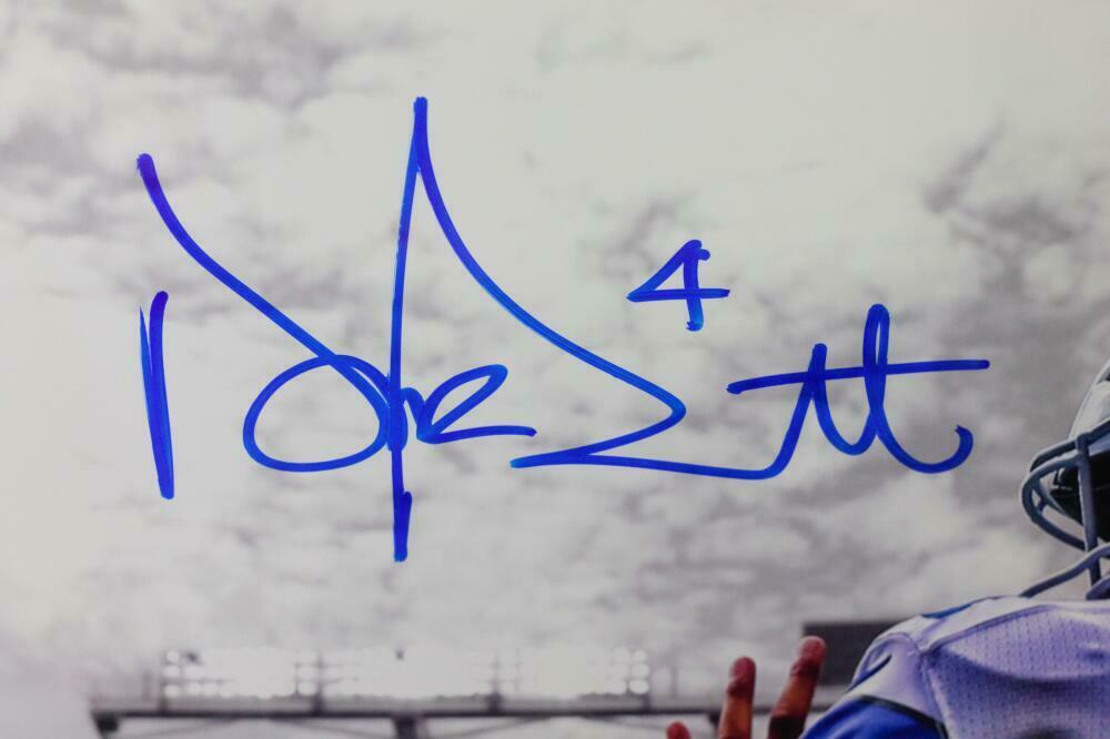 Dak Prescott Dallas Cowboys Signed Dallas Cowboys 16x20 Spotlight PF Photo (BAS COA)