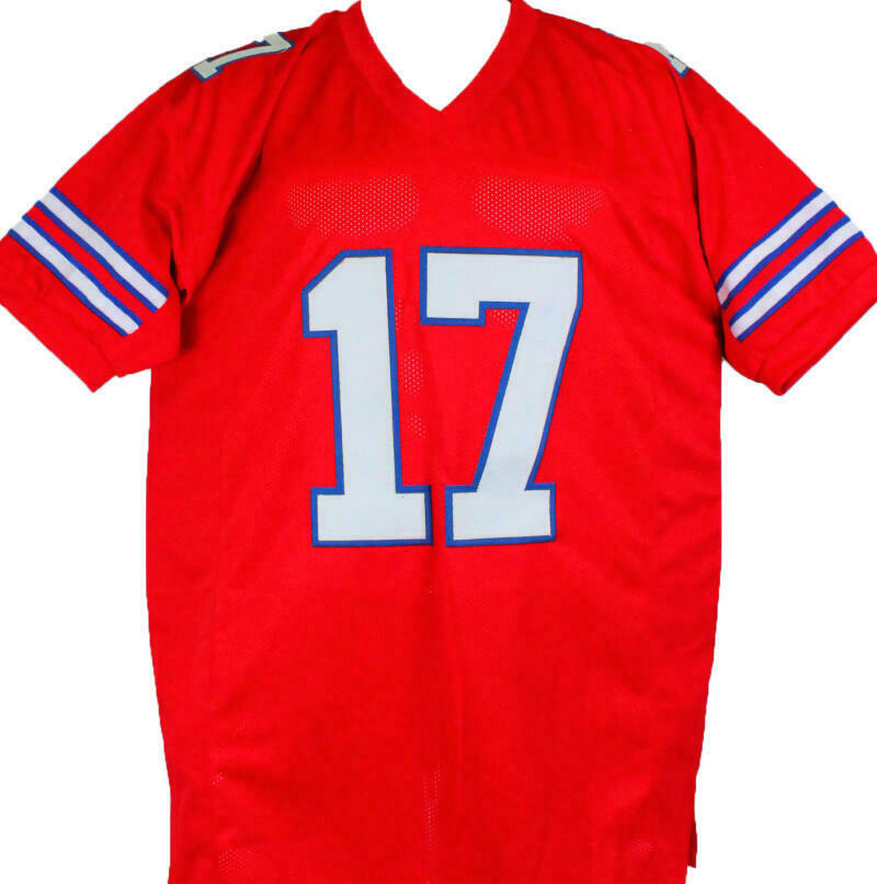 Josh Allen Autographed Red Pro Style Jersey (BAS COA)