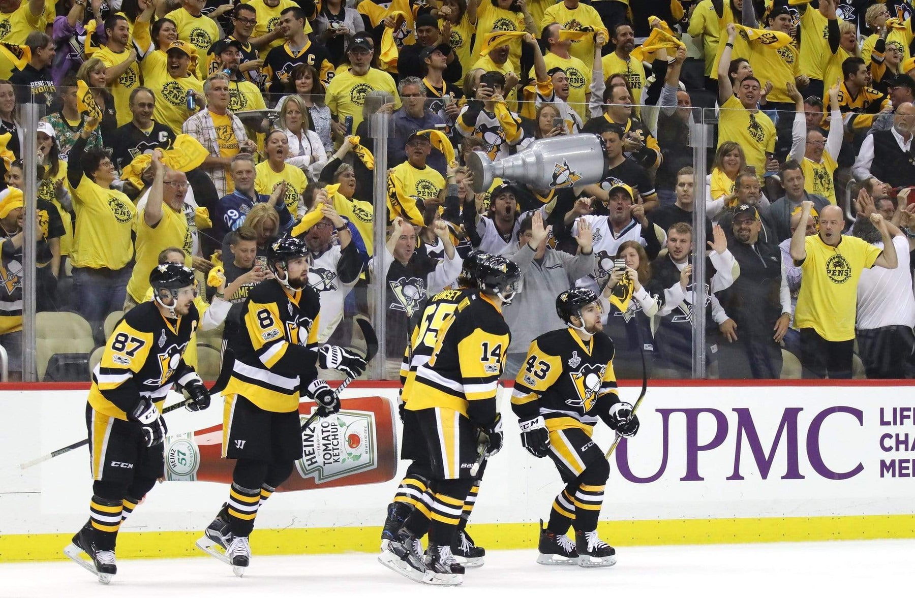 PITTSBURGH SURVIVES NASHVILLE COMEBACK TO WIN GAME 1