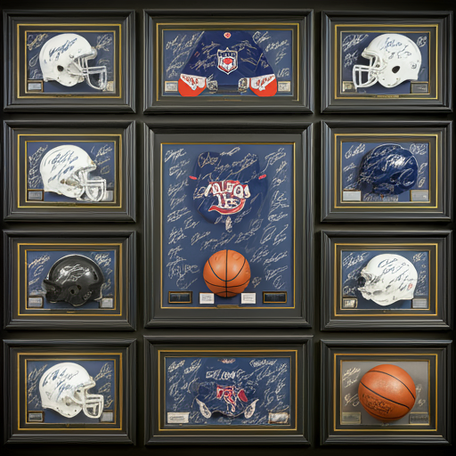 The best ways to display autographed sports memorabilia