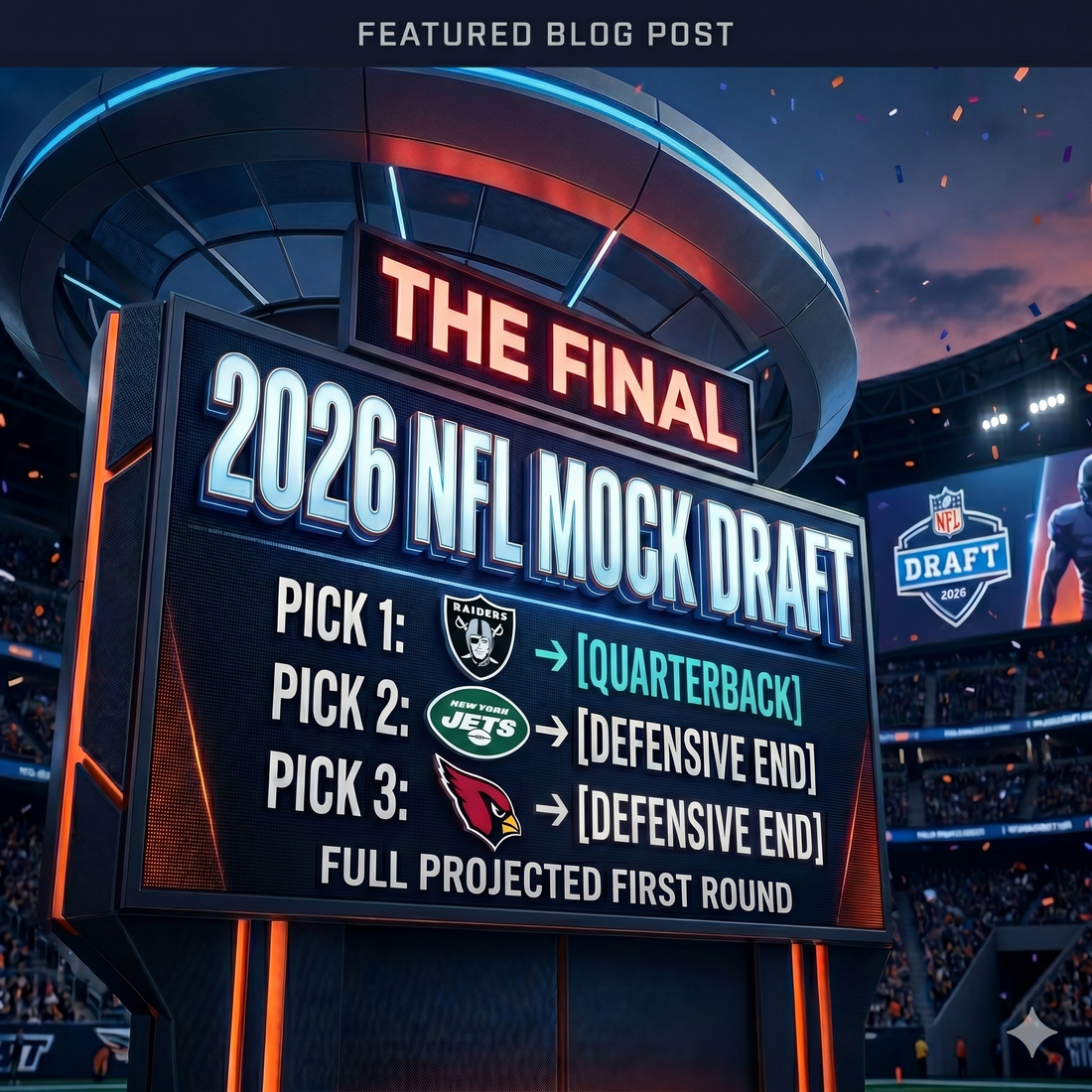 2026 Final NFL Draft Mock Draft