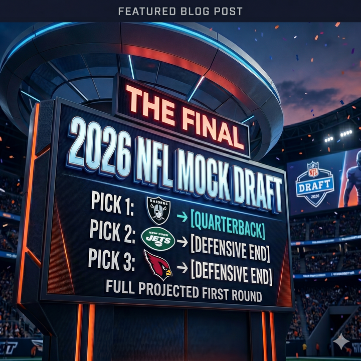 2026 Final NFL Draft Mock Draft