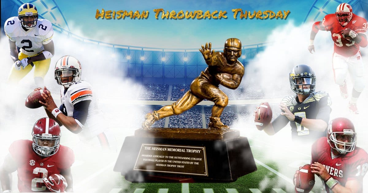 Throwback Thursday: Heisman Trophy Award Edition