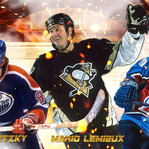 Throwback Thursday: NHL Legends Wayne Gretzky, Joe Sakic and Mario Lemieux Reach Career Milestones