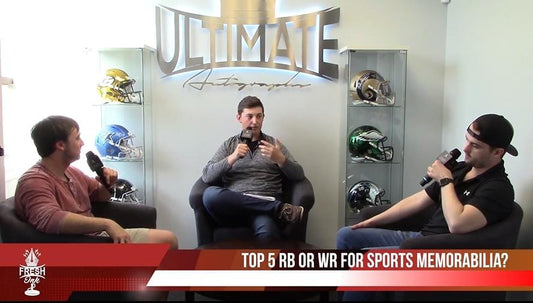 Fresh Ink by Ultimate Autographs - Top 5 RB or WR for Sports Memorabilia