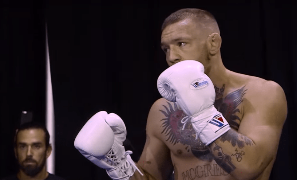 MCGREGOR WAS KO'D DURING SPARRING FOR FLOYD MAYWEATHER