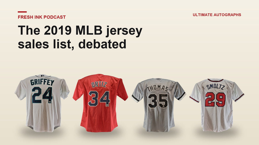 Signed MLB jerseys from Griffey, Ortiz, Thomas and Smoltz