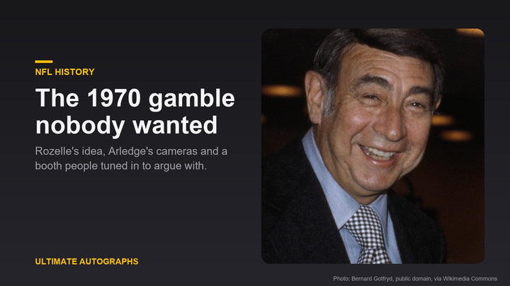 Monday Night Football broadcaster Howard Cosell in 1980