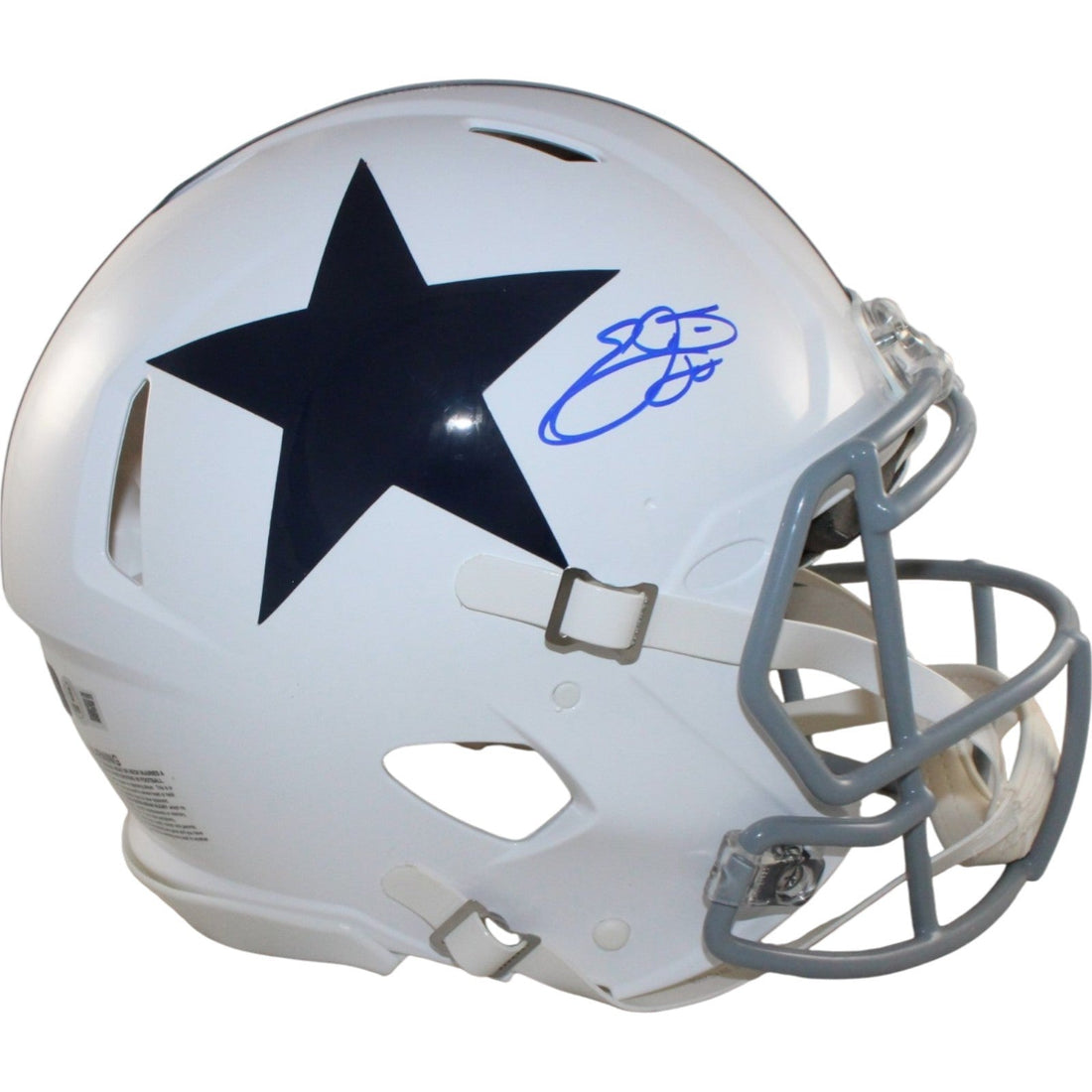 Signed Emmitt Smith Dallas Cowboys throwback jersey