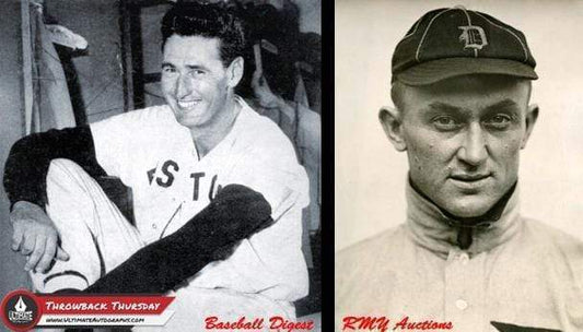 Throwback Thursday: MLB Legends Ty Cobb and Ted Williams Share Milestones