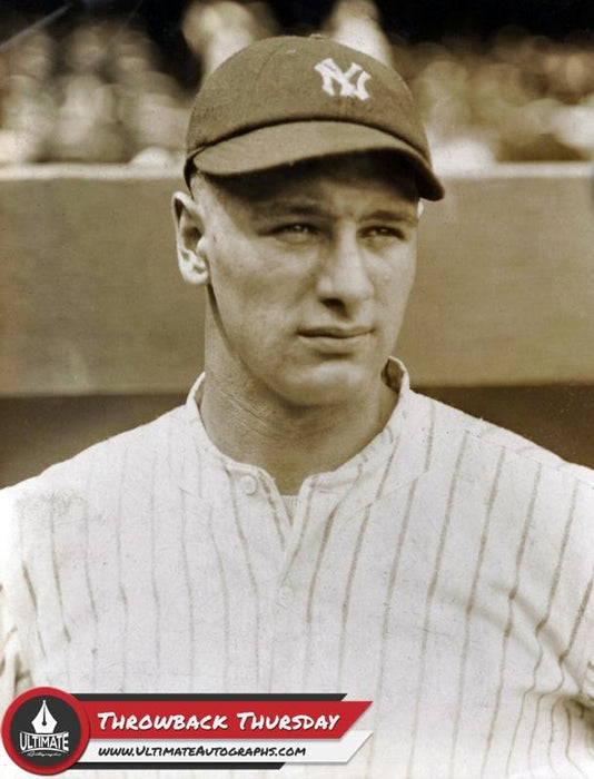 #ThrowbackThursday: Lou Gehrig Hits His First MLB Home Run