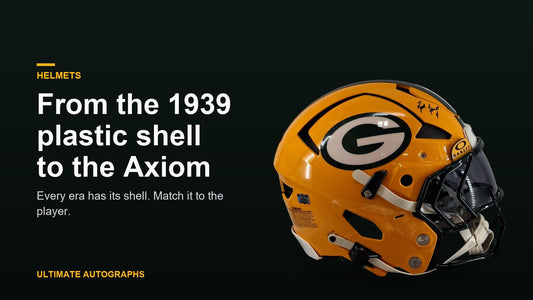 Signed Green Bay Packers Riddell Axiom helmet
