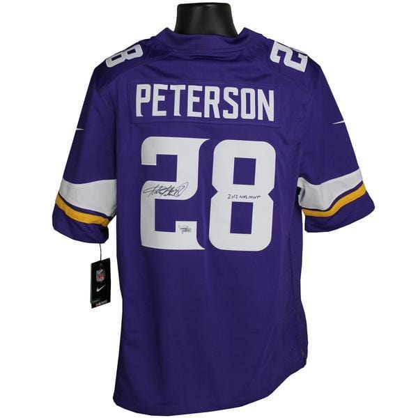 Adrian Peterson Autographed Memorabilia