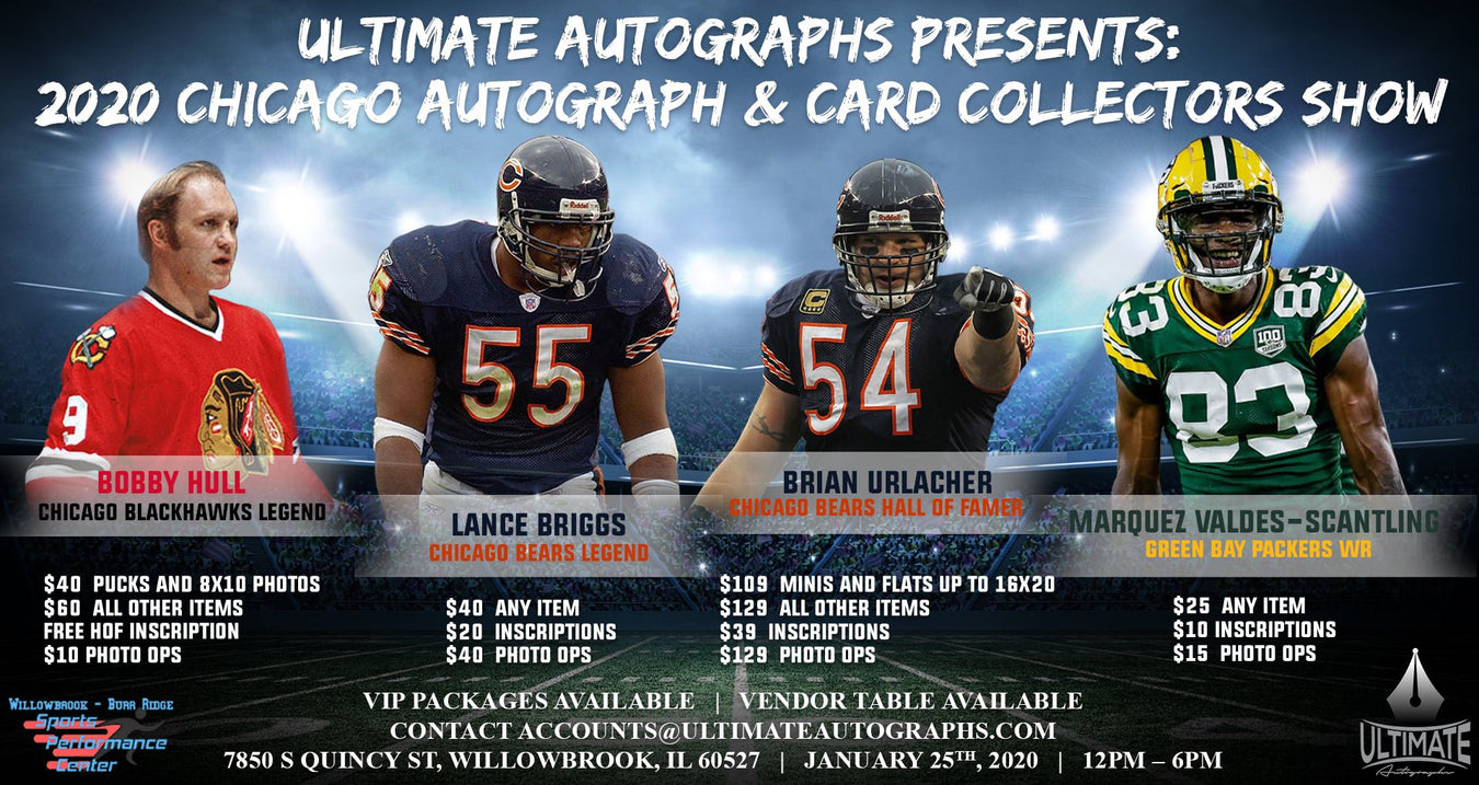 2020 Chicago Autograph & Card Collectors Show - Ultimate Autographs